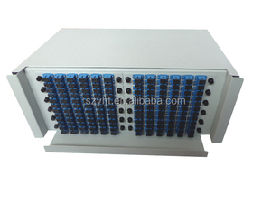 Marco de distribución de fibra óptica ODF 12 24 48 96 Core 144 puertos SC/APC Terminal Box Patch Panel - Product Image 5