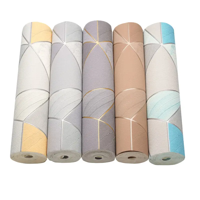 Papel tapiz moderno de 10M, papel tapiz en relieve 3D, decoración de pared de gamuza, papel tapiz de terciopelo, bordes, papel de pared metálico