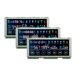 Hochwertiges benutzer definiertes Segment LCD-Display BTN Negative 5V Controller weiße Hintergrund beleuchtung 7 Monochrom-Segment-LCD-Anzeige modul - Product Image 3