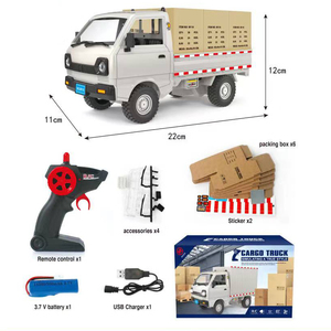 รถดัมพ์อัลลอยด์4ล้อจำลองอาร์ซี2.4GHz 4WD ควบคุมระยะไกลพร้อมไฟ LED - Product Image 2