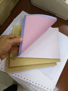 Colours <strong>CB</strong> CFB <strong>CF</strong> NCR <strong>Paper</strong> 48-70gsm Customized 100% Virgin Wood Pulp Carbonless Copy <strong>Paper</strong> for Business Bill Register Book - Product Image 3