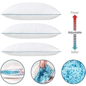 Du lịch cổ sherddered chỉnh hình làm mát Gel Bộ nhớ bọt ngủ gối có thể tháo rời Bìa - Product Image 5