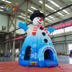 Winsun sử dụng thương mại giáng sinh theo chủ đề nhà bị trả lại bơm hơi bluey cấp thương mại lâu đài bouncy bơm hơi cho Giáng sinh - Product Image 2