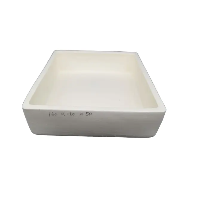 High temperature alumina ceramic furnace tray in oven