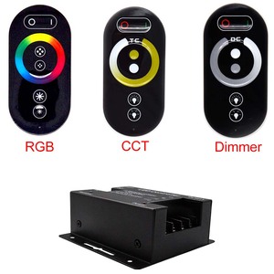 RGB-Controller Hoch leistungs 12V 18A RGB-LED-Streifen 433MHz Rf 6 Tasten Touch-Fernbedienung 5050 Smd RGB-LED-Controller