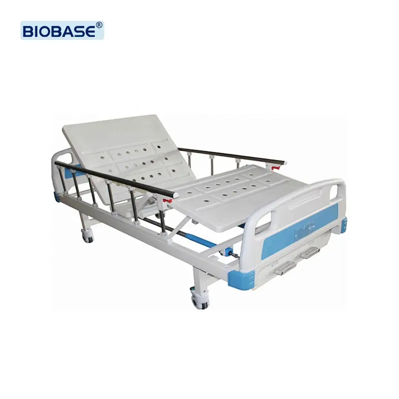 BIOBASE China Punching Double-Crank Hospital Bed with ABS concealed hand crank medical bed for patients