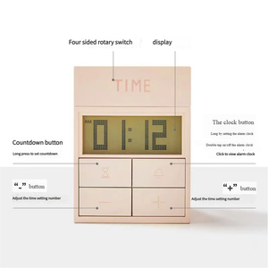 Цифровой Настольный будильник с ЖК-дисплеем - Product Image 3