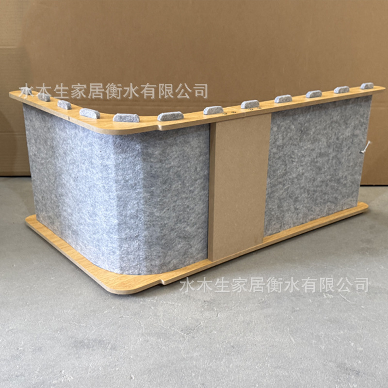 Interlocking cat scratching board (single back panel)