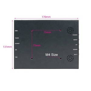 Display LCD IPS da 7 pollici Touch Screen capacitivo compatibile con HD 1024x600 Monitor custodia in alluminio per Raspberry Pi 7 Windows AIDA64 - Product Image 2