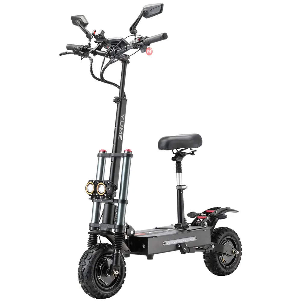 YUME Y11 CE 60V 6000W scooter elettrici moto Fat pneumatici Citycoco Mopped ruota larga E scooter per adulti