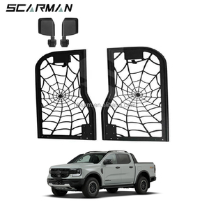 Chất lượng cao mangan thép nhện nửa cửa sửa đổi phía sau xem gương cho <span class=keywords><strong>Jeep</strong></span> <span class=keywords><strong>Wrangler</strong></span> JK & JL, bên ngoài phụ kiện trang trí - Product Image 1