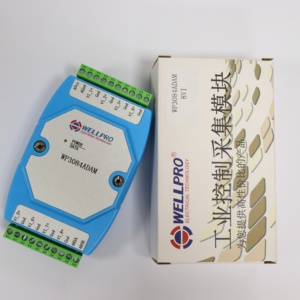 WP3084ADAM 8VI 0-10V模拟输入电压采集模块RS485 MODBUS RTU通信井pro - Product Image 6