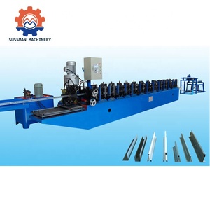 建筑材料28毫米 * 24毫米屋面<span class=keywords><strong>T</strong></span>杆滚压成型机吊顶<span class=keywords><strong>T</strong></span>格栅龙骨轻钢pur条滚压成型机