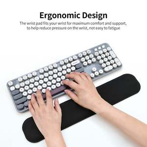 <strong>Keyboard</strong> Wrist Rest Pad Ergonomic Memory Pad <strong>for</strong> Office <strong>Computer</strong> Wrist Rest Mouse Pad - Product Image 5