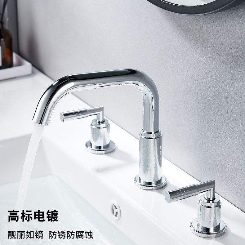 Silver low tube three-piece set