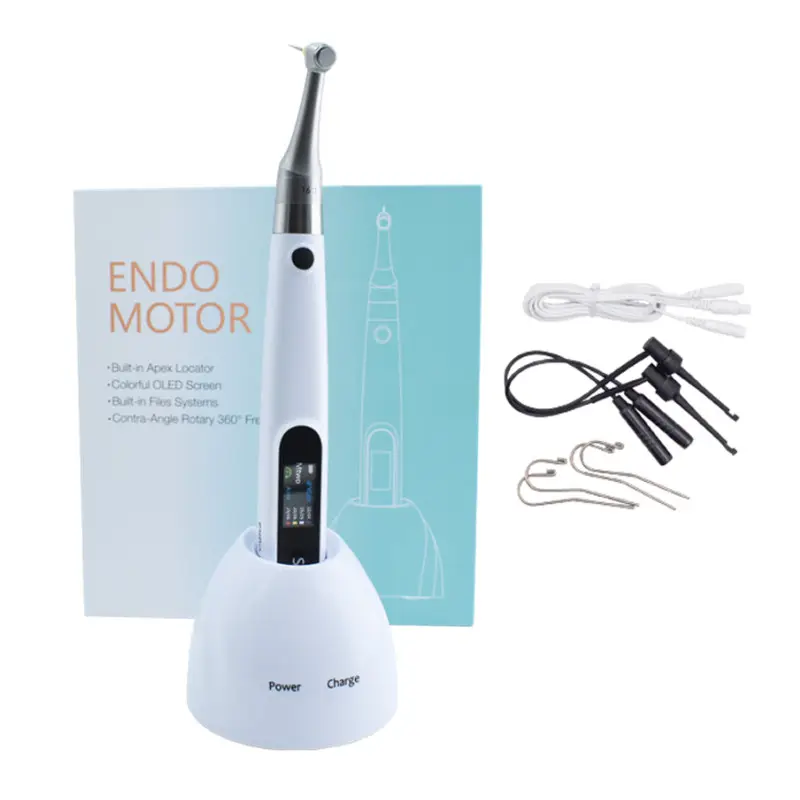 Motor Dental Endo 2 en 1, localizador de ápice integrado con 16:1 de contraángulo, preparación de canal, instrumento de raíz, herramientas de odontología