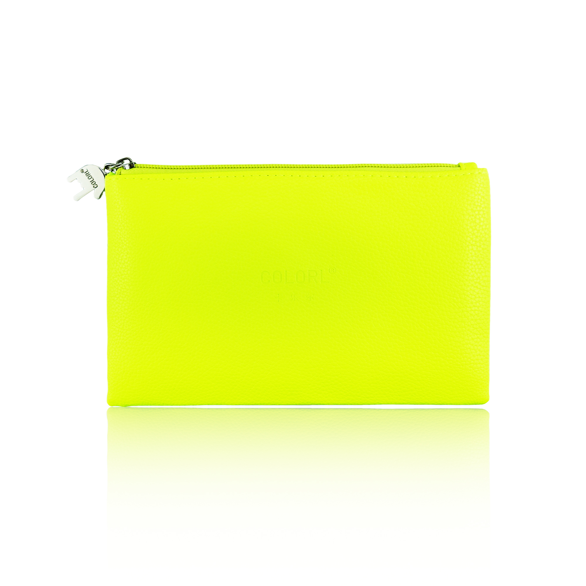 Bolsa Maquillaje Amarillo Neón