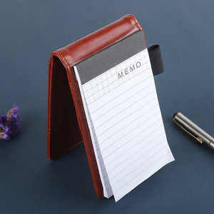 A7 PU Leder Journal Notebook mit Taschen rechner Working Small Notebook Notepad mit Stift - Product Image 4