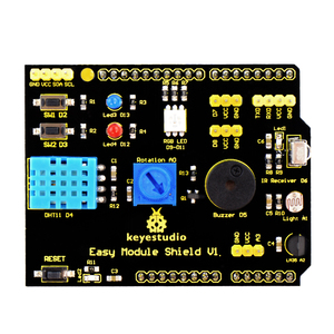 Arduino programcısı için Keyestudio çok amaçlı Shield V1 öğrenme kartı