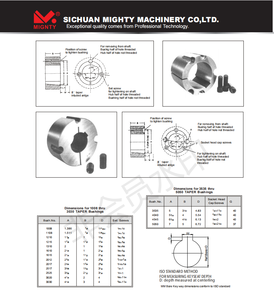 Độ Chính Xác Cao Bền Châu Âu Tiêu Chuẩn Tùy Chỉnh Đúc Sắt Côn Khóa Bush Khóa Khớp Nối OEM Thép Côn Ống Lót - Product Image 6