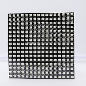 Светодиодная точечная матричная панель дисплея 16x16 8x32 8x8 Гибкая Rgb 5v WS2812B Пиксельная программируемая светодиодная точечная матрица - Product Image 2