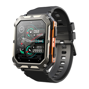 C20Pro Smartwatch ao ar livre com função de chamada IP68 Waterproof Square Screen Sports Fitness Tracker C20 Pro <span class=keywords><strong>Smart</strong></span> <span class=keywords><strong>Watch</strong></span> para homens