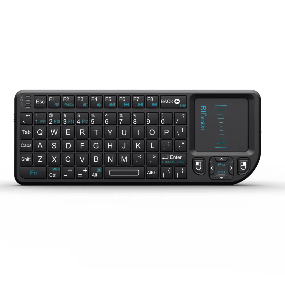 Mini x1 drahtlose Tastatur mit Maus-Tracker 2,4g Touchpad Mini-Tastatur Englisch