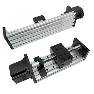 Carril de guía lineal de doble eje de plataforma GG Carril de deslizamiento lineal de eje óptico deslizante de tornillo doble para máquina de bloques GX80