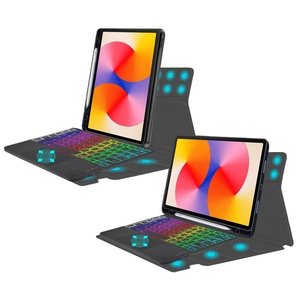 Funda de teclado inalámbrico funcional múltiple para Huawei matepad SE 11, Funda personalizada para tableta OEM con retroiluminación y panel táctil - Product Image 3