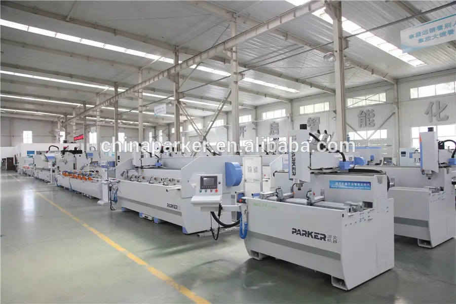 Aluminum Window Door Making Machine Aluminum Curtain Wall Double Axis High Speed Copy Router