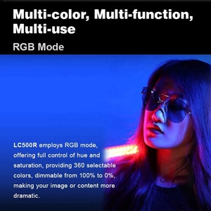 Godox LC500R bi-renk tam renkli RGB LED ışık sopa 2500K-8500K aralığı CRI 96 TLCI 98 uzaktan kumanda fotoğraf aydınlatma - Product Image 3