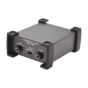 1-канальный пассивный блок DI-Box eiminator 1/4 ''инструмент, прямая коробка для XLR-преобразование импеданса, аудиоизолятор, прямая коробка - Product Image 1