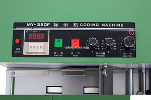 Bes packer MY-380F Dry Ink Roll Nummer Verfalls datum Druckmaschine Batch Coding Machine