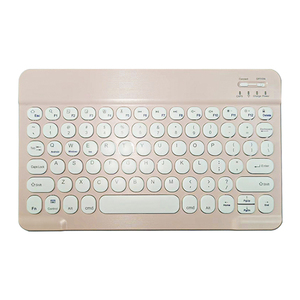 Colored Wireless Bluetooth <strong>Keyboard</strong> Round Portable Ultra-thin <strong>Keyboard</strong> for Ipad Mac <strong>Android</strong> Bluetooth <strong>Keyboard</strong> - Product Image 2