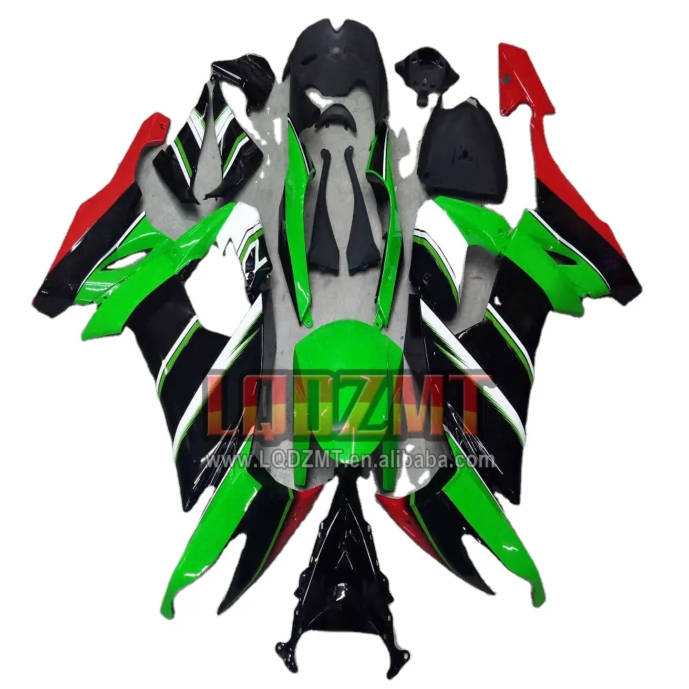 Cuerpo de inyección para KAWASAKI NINJA ZX 10 R 10R ZX10R 08 09 10 52No.190 1000 CC ZX1000 verde rojo 2008 2009 2010 Carenados