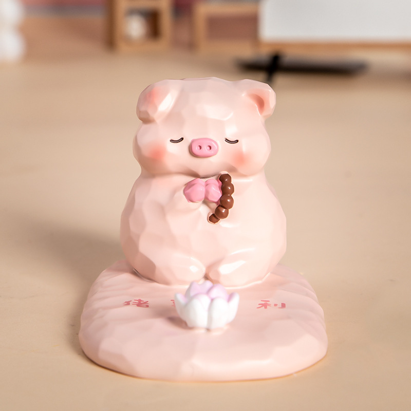 Support de téléphone en forme de cochon
