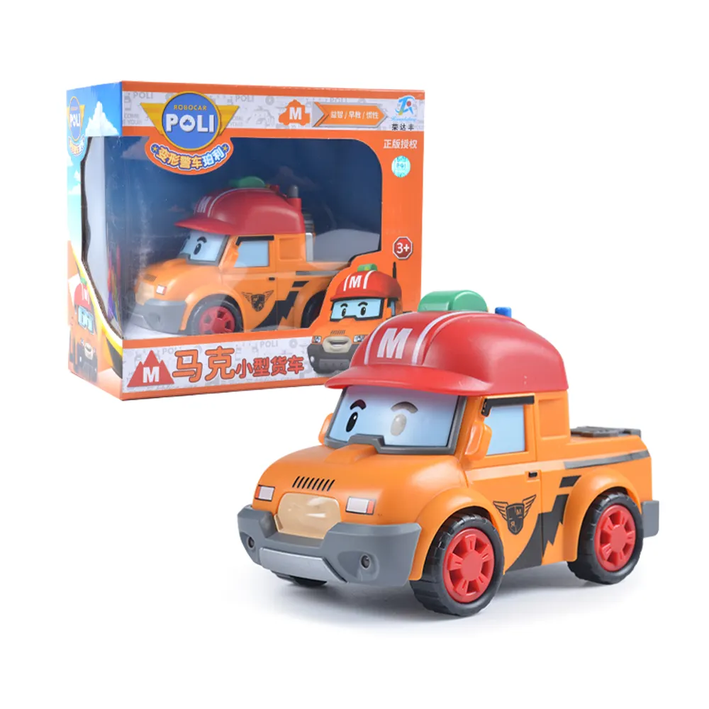 Poli Robocar Plastic Cartoon Vervorming Robot Auto Speelgoed Politie Auto Vliegtuig Brandweerwagen Wrijving Kinderen Spelen Speelgoed
