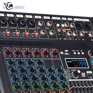 Фабрика Pro микшер DJ контроллер 8/12/16 канала 99 DSP аудио микшерная консоль BT USB сценическая производительность - Product Image 3