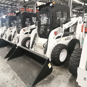 Wecan 830t Mini Skid chỉ đạo loader đa chức năng EPA động cơ diesel poclain xi lanh thủy lực lõi động cơ bơm bánh xe loader - Product Image 1