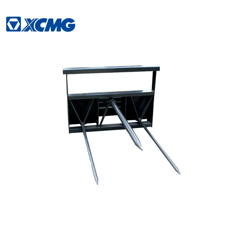 XCMG high quality 0507 3 point hay bale spear for skid steer attachments