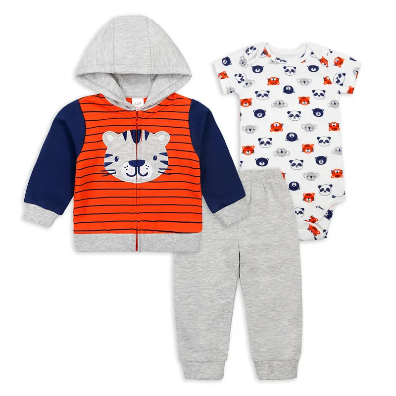 Подарочный пижамный комплект для новорожденных недорогой зимний комплект детской одежды для мальчиков и девочек