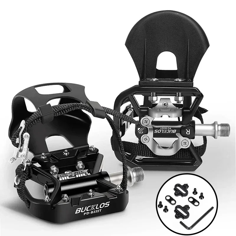 Pédale noire avec crampon