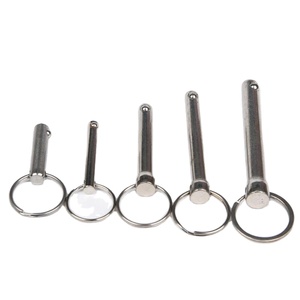 Coiled <strong>Spring</strong> <strong>Pins</strong> <strong>Loaded</strong> Plunger Push Button Handle <strong>Spring</strong> <strong>Loaded</strong> Ball Locking <strong>Pin</strong> Stainless Steel Quick Release Ball Lock <strong>Pin</strong>