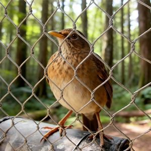 Direktverkauf ab Werk Modernes Bissfestes Edelstahl-Seilgeflecht Fensterschutz für Kleine Häuser Einfach zu Montieren - Product Image 3