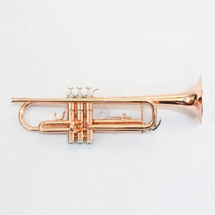 Brasswid instrument bb trumpet standard level rose gold lacquered trumpet