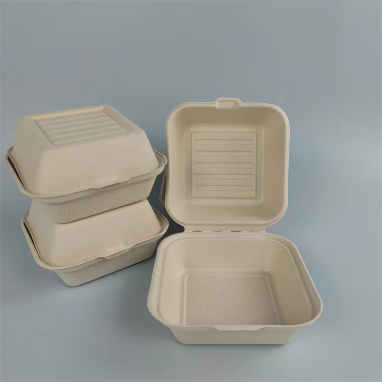 bagasse burger box