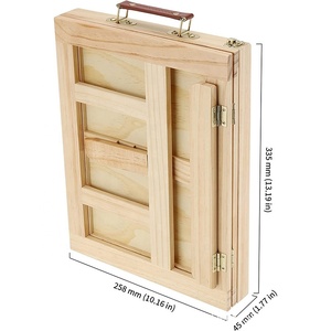 Có Thể Gập Lại Chất Lượng Cao Xách Tay Bảng Giá Vẽ Trẻ Em Sơn Hiển Thị Đứng Gỗ Giá Vẽ Hộp Cho Sử Dụng Và Bộ Sưu Tập - Product Image 3