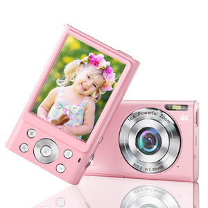 ชุดกล้อง DSLR วิดีโอดิจิตอลขนาดเล็ก4K 2.7K สำหรับเด็ก2.8นิ้ว60fps IPS LCD 4K DC402เซ็นเซอร์ CMOS ความละเอียดสูงพร้อมไฟแฟลช - Product Image 3