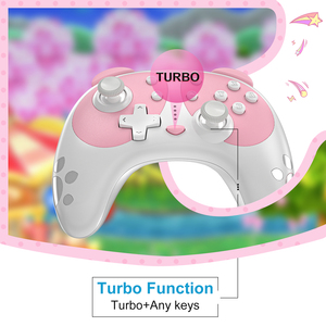 高速再生NFCダブルバイブレーション自動ガールピンクパンダスイッチプロコントローラーワイヤレスリモコンスイッチ - Product Image 4