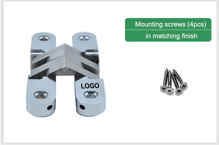 Doorplus 180 degree Hidden Folding Door Hinge Concealed Door Hinge For Flush Door